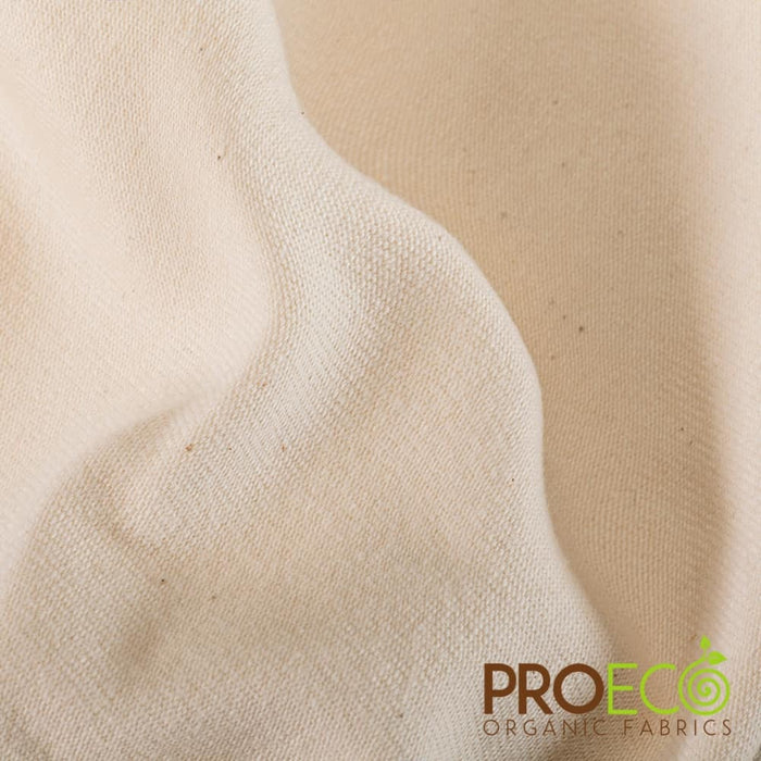 ProECO® Stretch-FIT Heavy Organic Cotton Jersey Fabric Natural Used for Backpacks