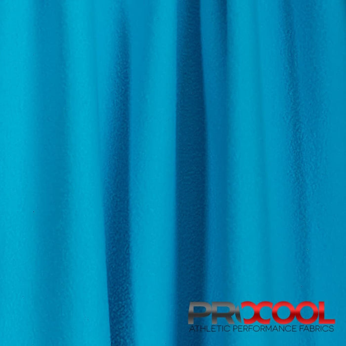 Meet our ProCool FoodSAFE® Medium Weight Soft Fleece Fabric (W-344), crafted with top-quality Child Safe in Aqua for lasting comfort.