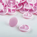 KAM Size 20 Snaps -100 piece Caps Baby Pink Used For Cloth Daipers