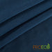 ProECO® Stretch-FIT Organic Cotton Fleece Silver Fabric Midnight Navy Used for Cotton Rounds