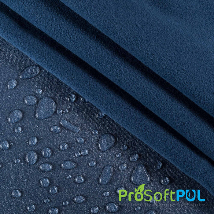 ProSoft® Stretch-FIT Organic Cotton Fleece Waterproof Eco-PUL™ Silver Midnight Navy for Burp cloths
