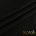 ProECO® Stretch-FIT Organic Cotton Fleece Silver Fabric Black Used for Bibs