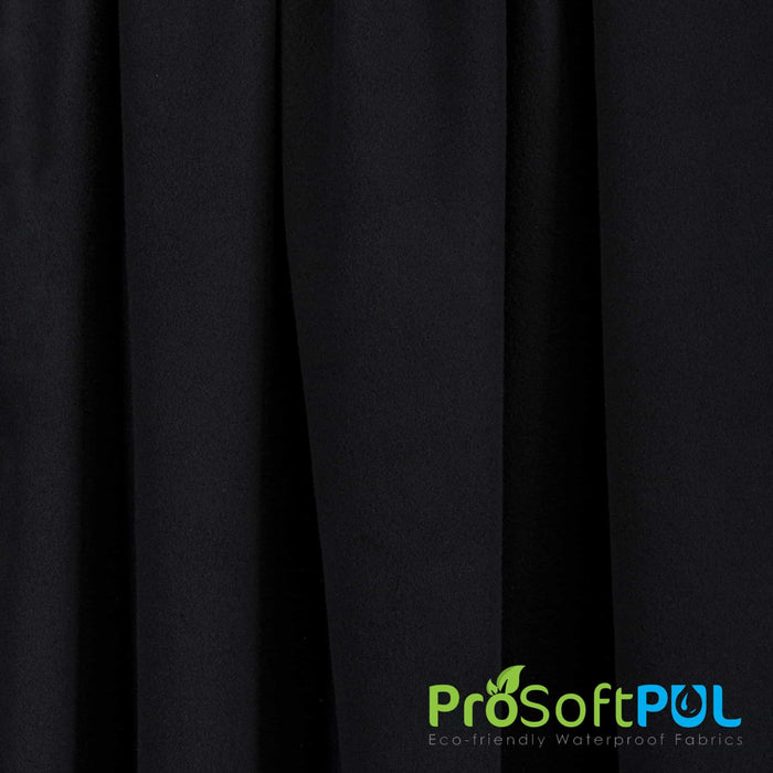 ProSoft® Premium Fleece Waterproof Eco-PUL™ Silver Fabric Black Used for Backpacks