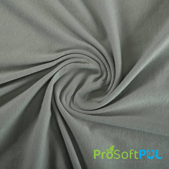 ProSoft FoodSAFE® Stretch-FIT Organic Cotton Jersey LITE Waterproof PUL Crisp Sage Used for Wet bags