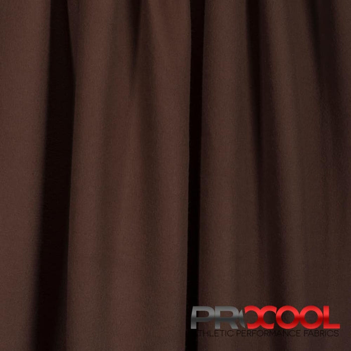 ProCool FoodSAFE® Medium Weight Soft Fleece Fabric (W-344) in Chocolate with BPA Free. Perfect for high-performance applications. 