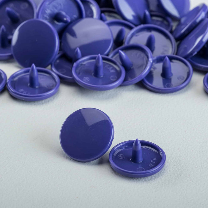 KAM Size 20 Snaps -100 piece Caps Purple Used For Cloth Daipers