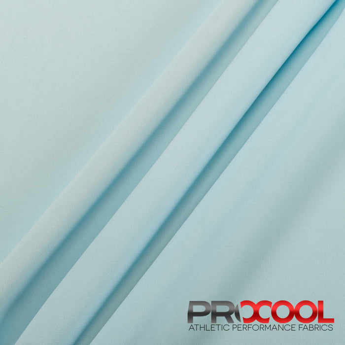 Discover the ProCool® Performance Interlock Silver CoolMax Fabric (W-435-Rolls) Perfect for Bicycling Jerseys. Available in Baby Blue. Enrich your experience