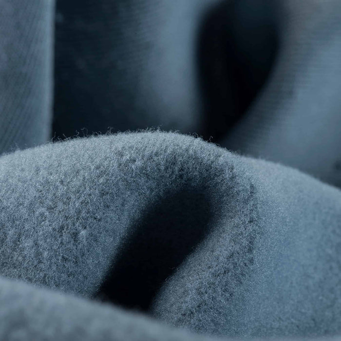 Experience the BPA Free with ProCool FoodSAFE® Medium Weight Soft Fleece Fabric (W-344) in Stone Grey. Performance-oriented.