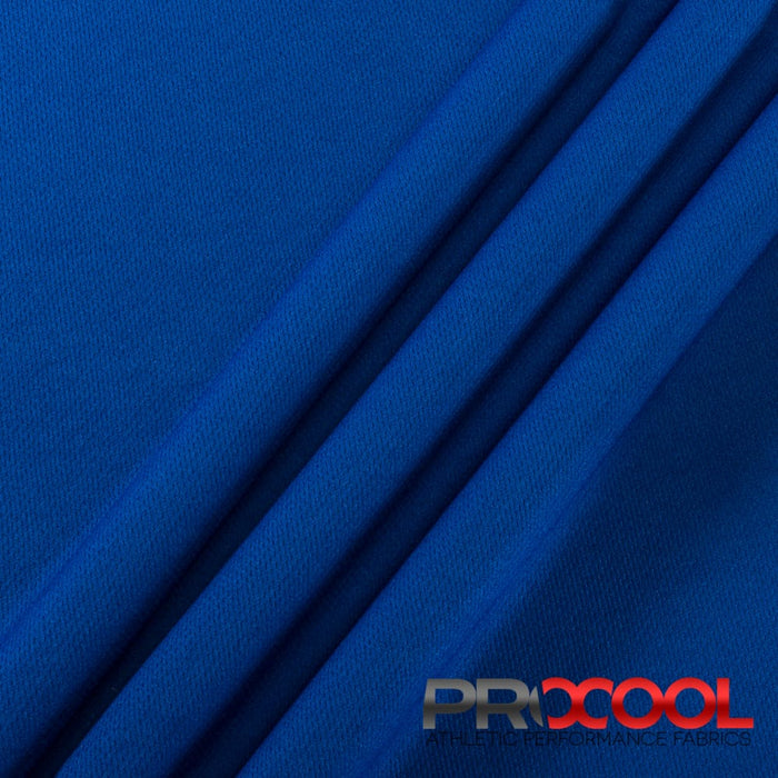 Discover the functionality of the ProCool® Dri-QWick™ Jersey Mesh CoolMax Fabric (W-434) in Saturn Blue. Perfect for Cheer Uniforms, this product seamlessly combines beauty and utility