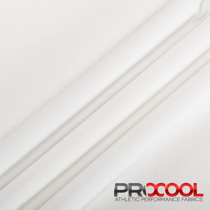 Experience the HypoAllergenic with ProCool® 360° Stretch-FIT Sports Jersey CoolMax Fabric (W-290) in White. Performance-oriented.