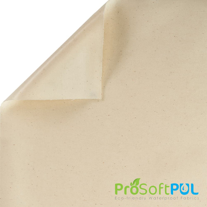 ProSoft® Organic Cotton Twill Waterproof Eco-PUL™ Fabric Natural Used for Reusable bags