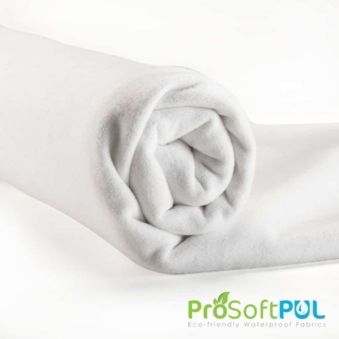 ProSoft® Designer Fleece Waterproof CORE Eco-PUL™ Fabric White/Natural Used for Jackets