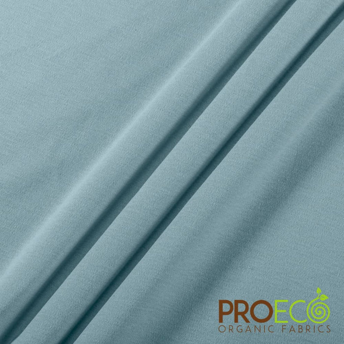 ProECO® Organic Cotton Interlock Fabric Sea Sparkle Used for Bathrobes