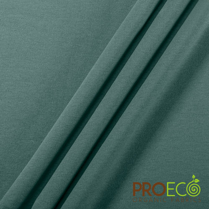 ProECO® Organic Cotton Interlock Fabric Watercress Used for Burp cloths