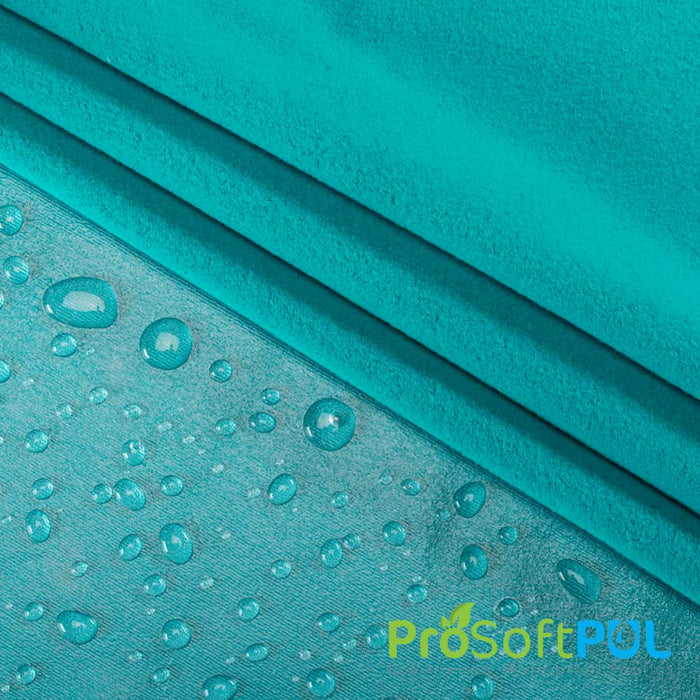 ProSoft® Premium Fleece Waterproof Eco-PUL™ Silver Fabric Deep Teal Used for Burp cloths