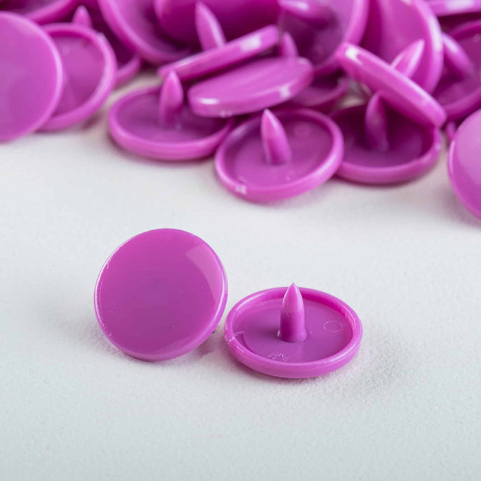 KAM Size 20 Snaps -100 piece Caps Rich Orchid Used For Cloth Daipers