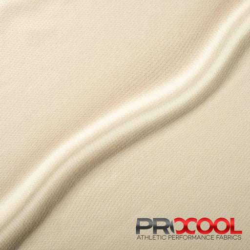 Introducing ProCool® Organic Cotton Sports Jersey TransDRY® Fabric (W-584) with Bio-Based in Natural for exceptional benefits.