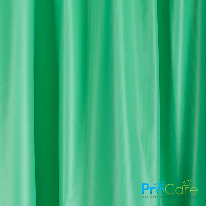 ProCare® Food Safe Heavy Duty Waterproof Fabric (W-444) with No Stretch in Medical Green. Durability meets design.