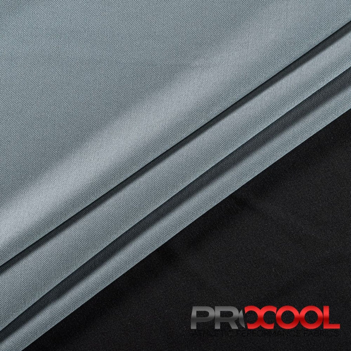 ProCool® TransWICK™ X-FIT Sports Jersey CoolMax Fabric Stone Grey/Black Used for Crib Bumpers