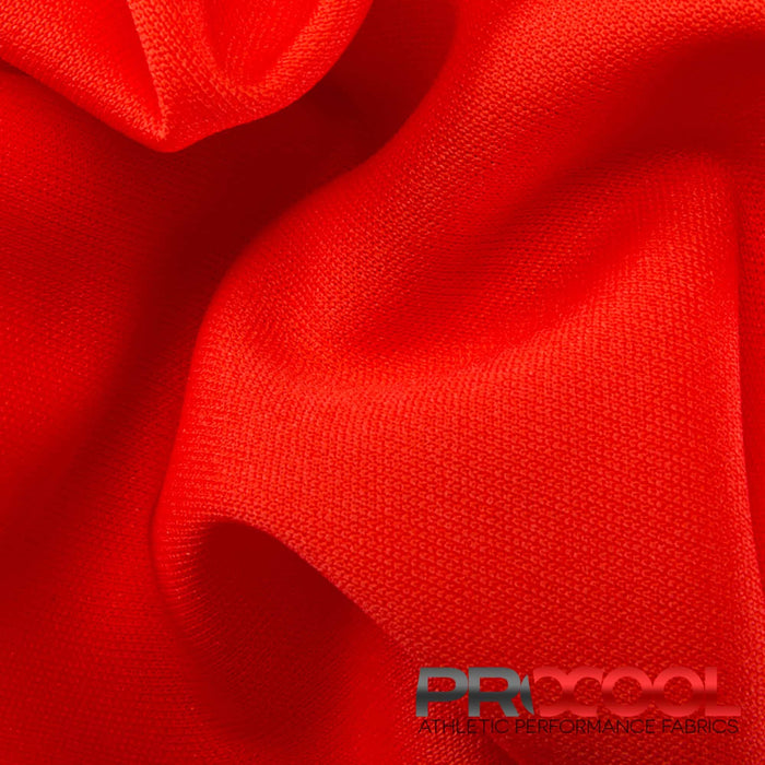 Introducing ProCool® Performance Interlock CoolMax Fabric (W-440-Rolls) with Breathable in Wild Tomato for exceptional benefits.