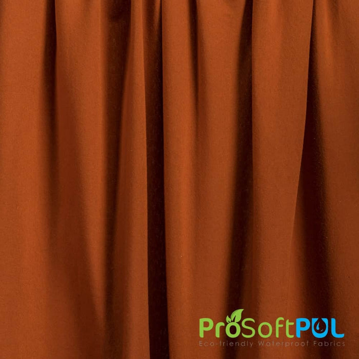 ProSoft FoodSAFE® Stretch-FIT Organic Cotton Jersey LITE Waterproof PUL Ember Used for Bathrobes