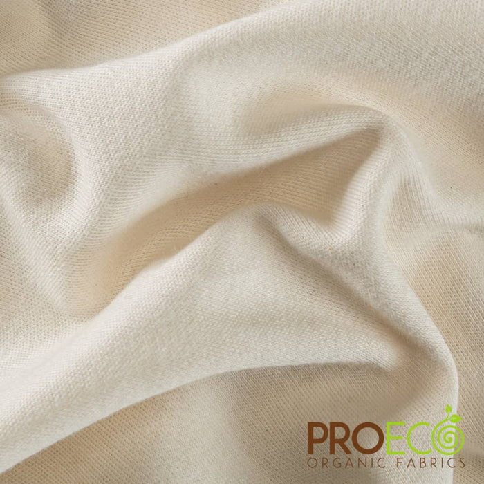ProECO® Organic Cotton Interlock Silver Fabric (W-559)