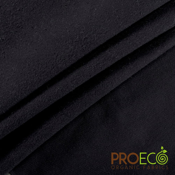 ProECO® Stretch-FIT Organic Cotton Fleece Silver Fabric (W-660)
