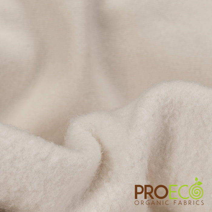 ProECO® Stretch-FIT Organic Cotton Sherpa Fleece Fabric (W-423)