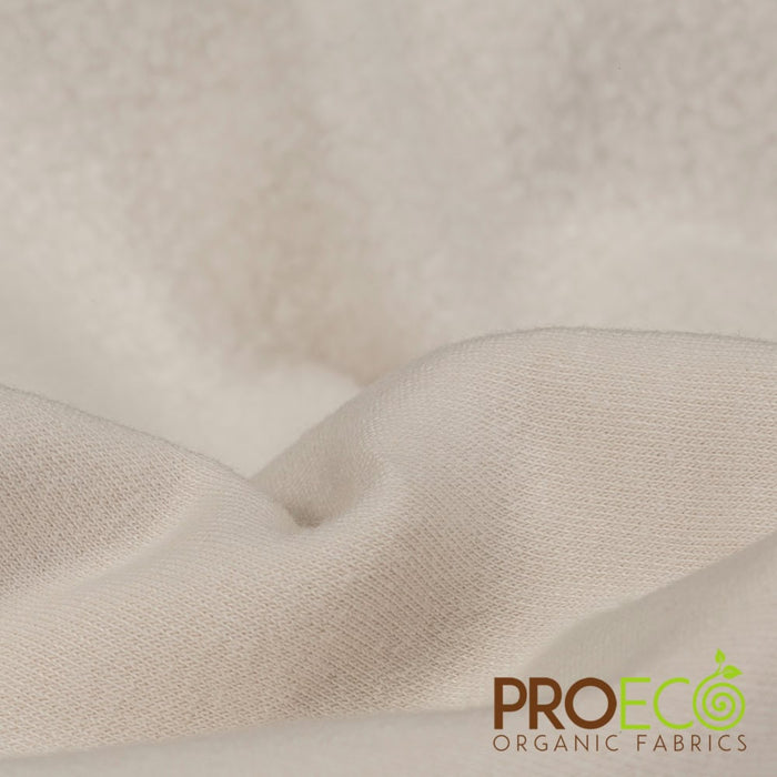 ProECO® Stretch-FIT Organic Cotton Sherpa Fleece Fabric (W-423)