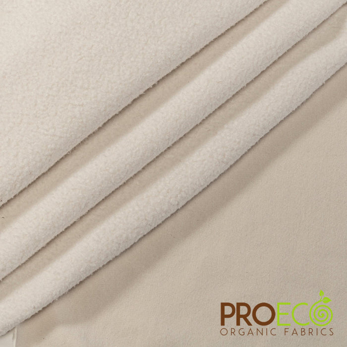 ProECO® Stretch-FIT Organic Cotton Sherpa Fleece Fabric (W-423)