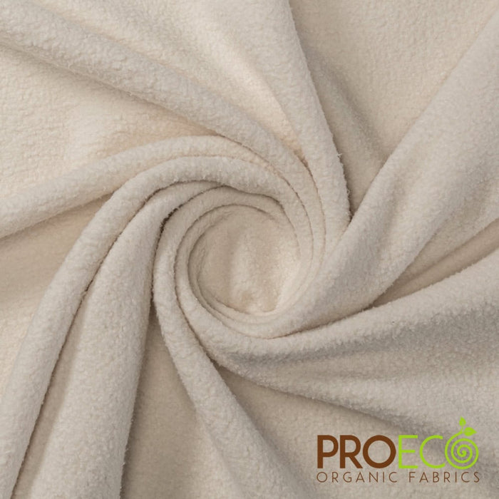 ProECO® Stretch-FIT Organic Cotton Sherpa Fleece Fabric (W-423)