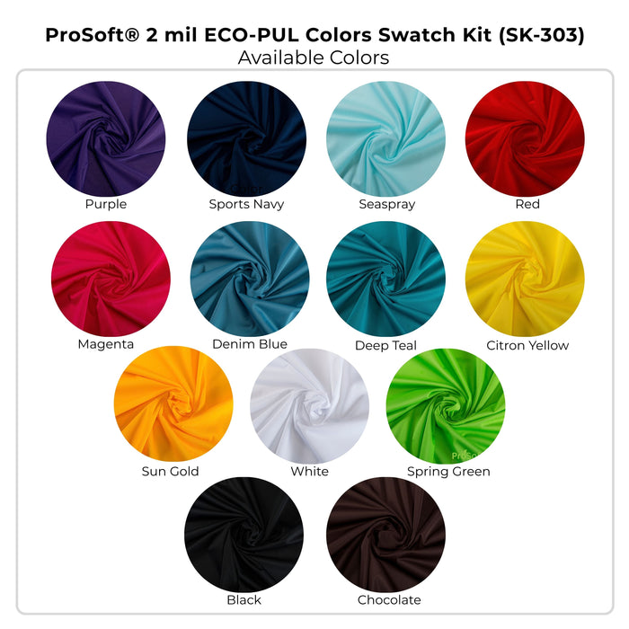ProSoft® 2 mil ECO-PUL Colors Swatch Kit (SK-303)