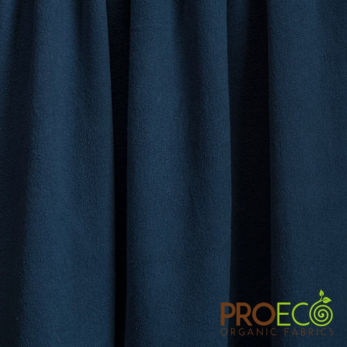 ProECO® Stretch-FIT Organic Cotton Fleece Fabric Midnight Navy Used for Beanies