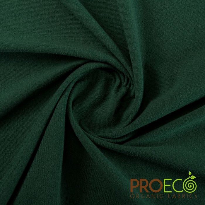 ProECO® Stretch-FIT Organic Cotton Jersey Silver Fabric Evergreen Used for Dish mats