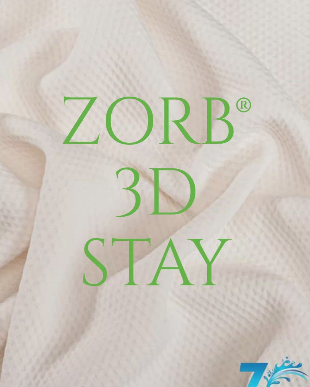 Zorb® 4D Organic Cotton Dimple Waterproof PUL Soaker with Antimicrobial  Silvadur® - Cuddle Plush Fabrics