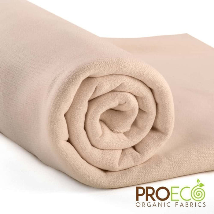 ProECO® Super Heavy Organic Cotton Fleece Silver Fabric (W-588