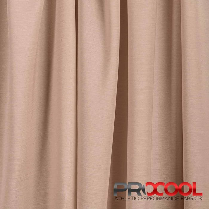 Craft exquisite pieces with ProCool® Compression-FIT Performance Nylon Spandex Fabric (W-607) in Nude. Specially designed for Bathing Suits. 