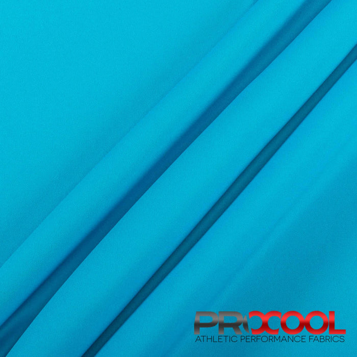 ProCool® Performance Interlock CoolMax Fabric (W-440-Yards) with Breathable in Aqua. Durability meets design.