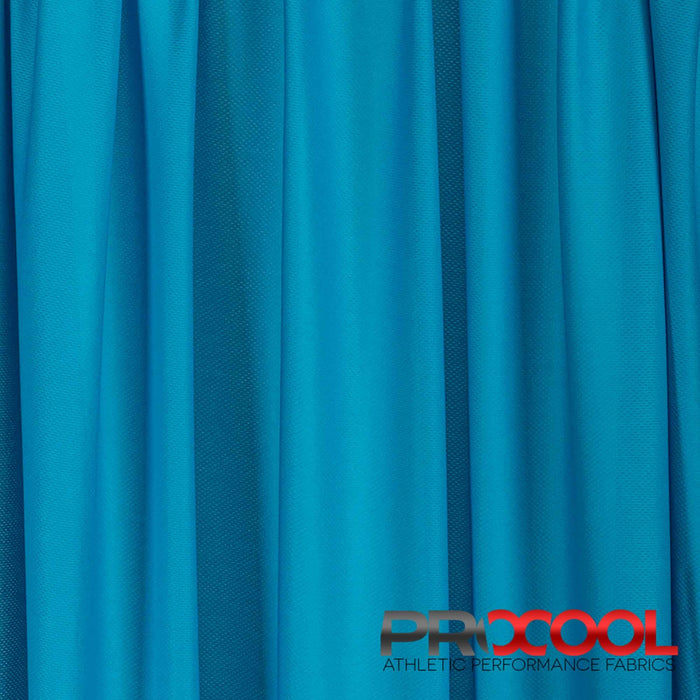Meet our ProCool® Dri-QWick™ Jersey Mesh Silver CoolMax Fabric (W-433), crafted with top-quality Light-Medium Weight in Aqua for lasting comfort.