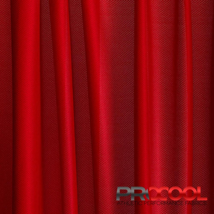 ProCool FoodSAFE® Light-Medium Weight Jersey Mesh Fabric (W-337) in Red is designed for Latex Free. Advanced fabric for superior results.