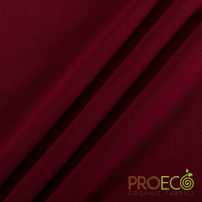 ProECO® Stretch-FIT Heavy Organic Cotton Jersey Fabric Auburn Used for Bibs