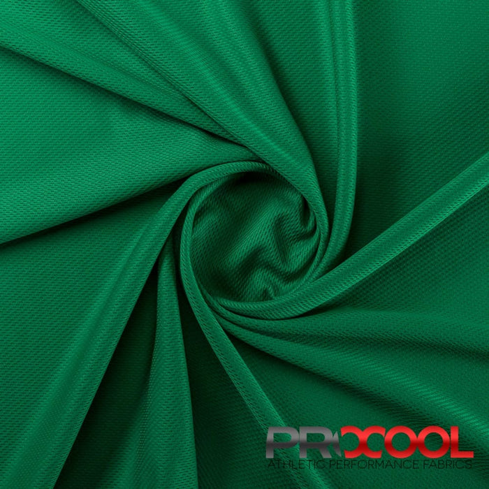 Stay dry and confident in our ProCool® Dri-QWick™ Jersey Mesh Silver CoolMax Fabric (W-433) with HypoAllergenic in Jelly Bean