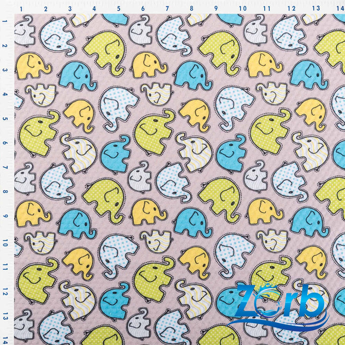 Zorb® 3D Stay Dry Dimple Silver Print Fabric (W-639)-Wazoodle Fabrics-Wazoodle Fabrics