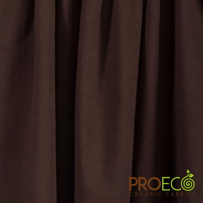 ProECO® Stretch-FIT Heavy Organic Cotton Jersey Chocolate Used for Car seat covers