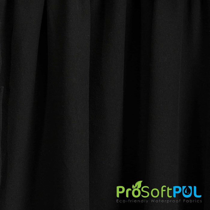 ProSoft® Stretch-FIT Organic Cotton Fleece Waterproof Eco-PUL™ Silver Black Used for Mop pads