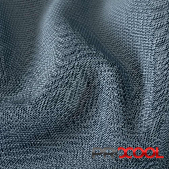 Versatile ProCool® Dri-QWick™ Sports Pique Mesh Silver CoolMax Fabric (W-529) in Stone Grey for Short Liners. Beauty meets function in design.