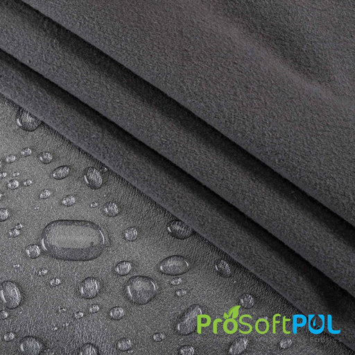 ProSoft® Stretch-FIT Organic Cotton Fleece Waterproof Eco-PUL™ Silver Charcoal Used for Aprons