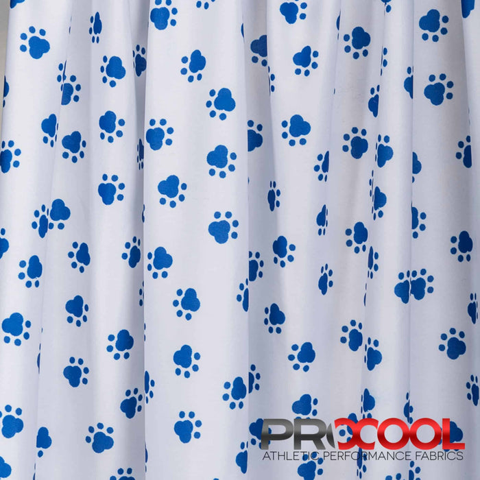 Introducing the Luxurious ProCool® Performance Interlock Silver Print CoolMax Fabric (W-624) in a Gorgeous Puppy Paws, thoughtfully designed to make your Face Masks more enjoyable. Enhance your daily routine.