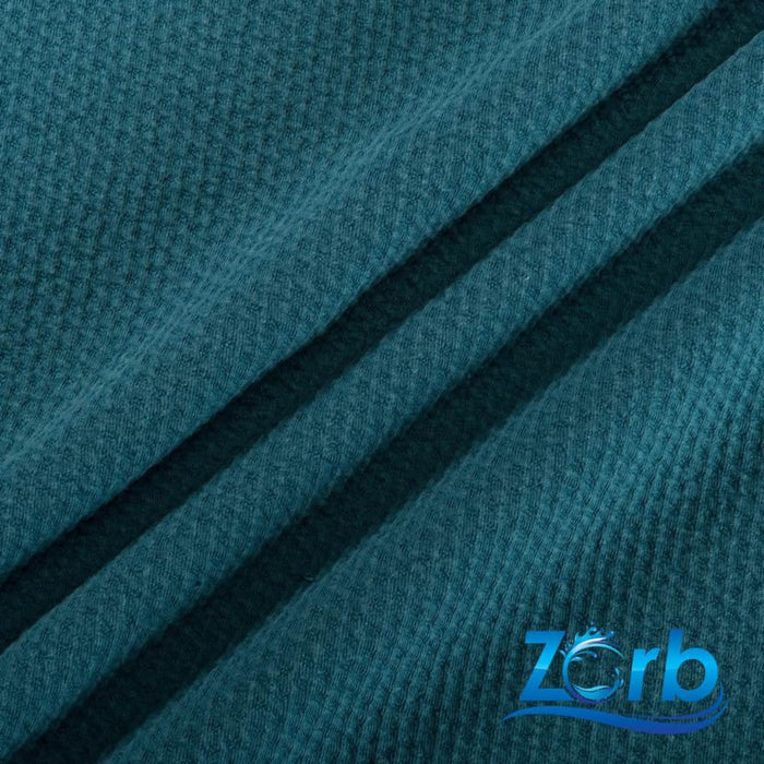 Zorb® Fabric: 3D Organic Cotton Dimple (W-231) Blue Lagoon