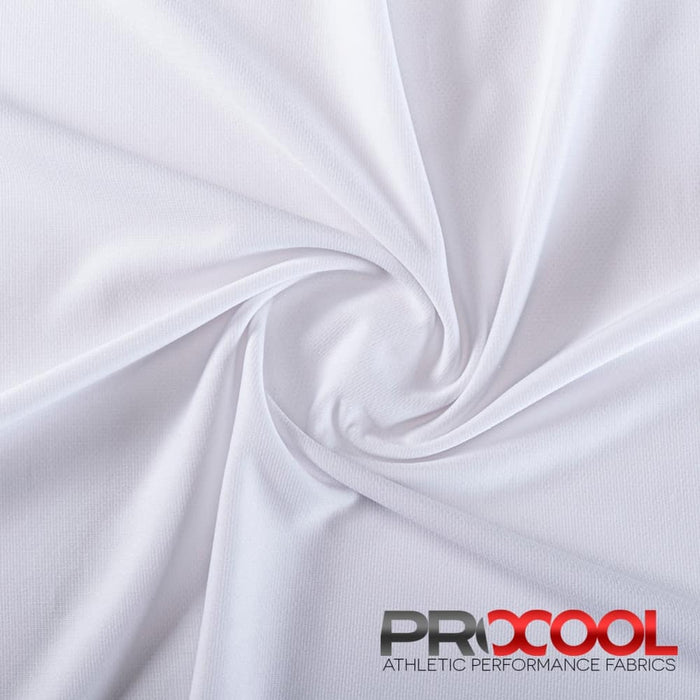 ProCool® TransWICK™ Sports Jersey LITE Silver Fabric White Used for Cage liners